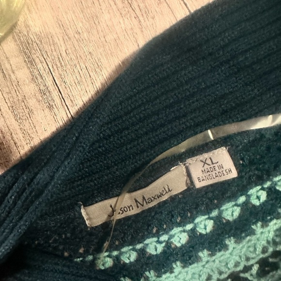 Jason Maxwell XL Sweater Cardigan - Picture 2 of 4